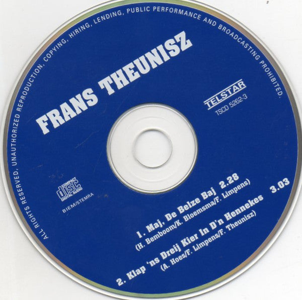 Frans Theunisz : Maj, De Belze Baj (CD, Single)