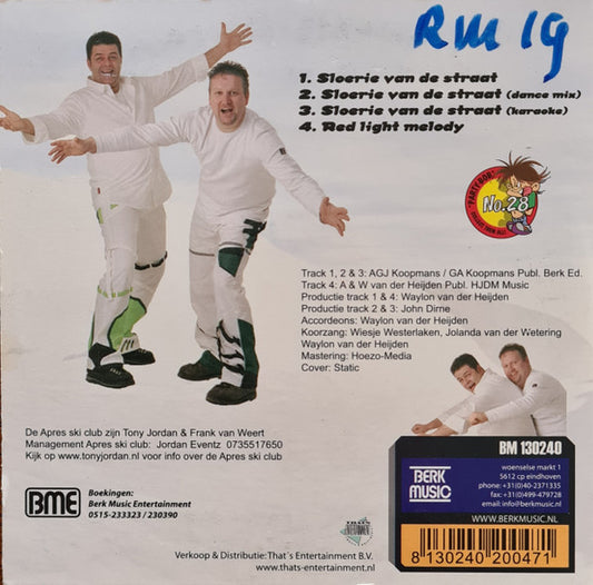 Après Ski Club : Sloerie Van De Straat (CD, Single)