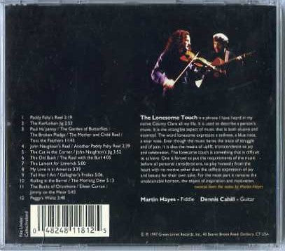 Martin Hayes & Dennis Cahill : The Lonesome Touch (CD, Album)