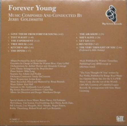 Jerry Goldsmith : Forever Young (CD, Album)