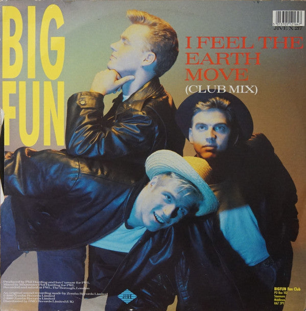 Big Fun : Blame It On The Boogie (Boogie Remix)  (12", Single)