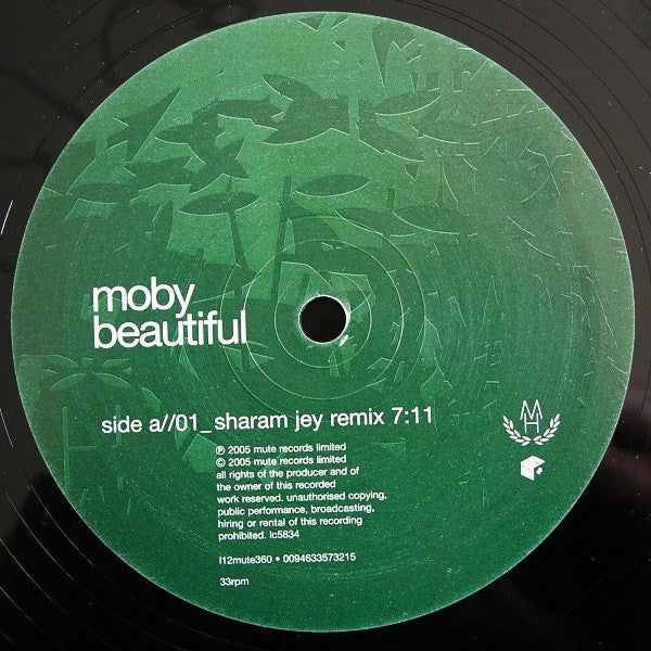Moby : Beautiful (12")