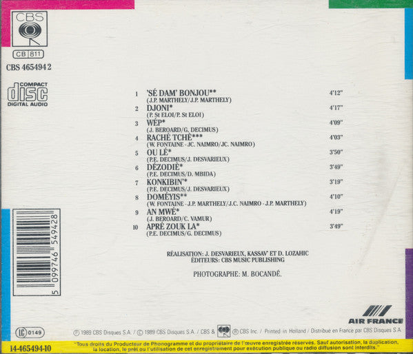 Kassav' : Majestik Zouk (CD, Album)