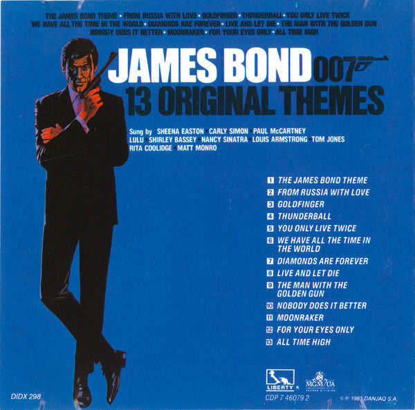 Various : James Bond - 13 Original Themes (CD, Comp, Mono, RE)