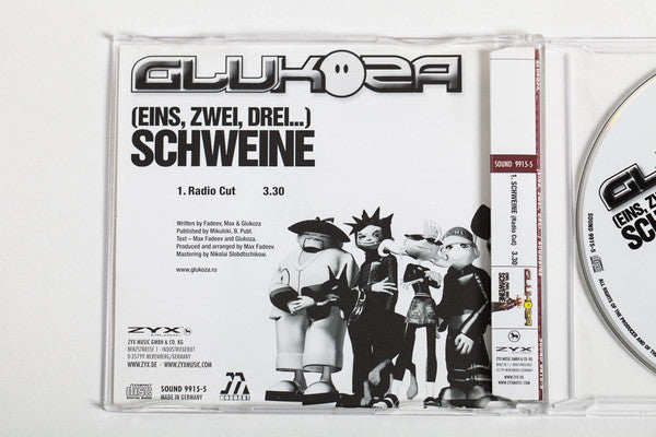 Глюкоза : (Eins, Zwei Drei...) Schweine (CD, Single, Promo)
