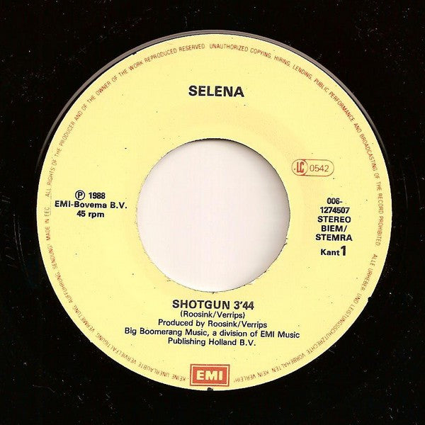 Selena (3) : Shotgun (7", Single)