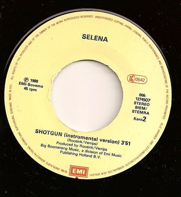 Selena (3) : Shotgun (7", Single)