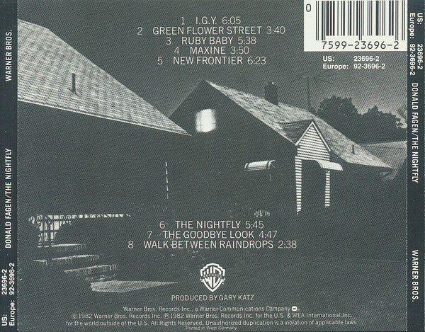 Donald Fagen : The Nightfly (CD, Album, RE, Tar)