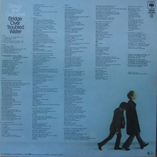 Simon & Garfunkel : Bridge Over Troubled Water (LP, Album, RE)
