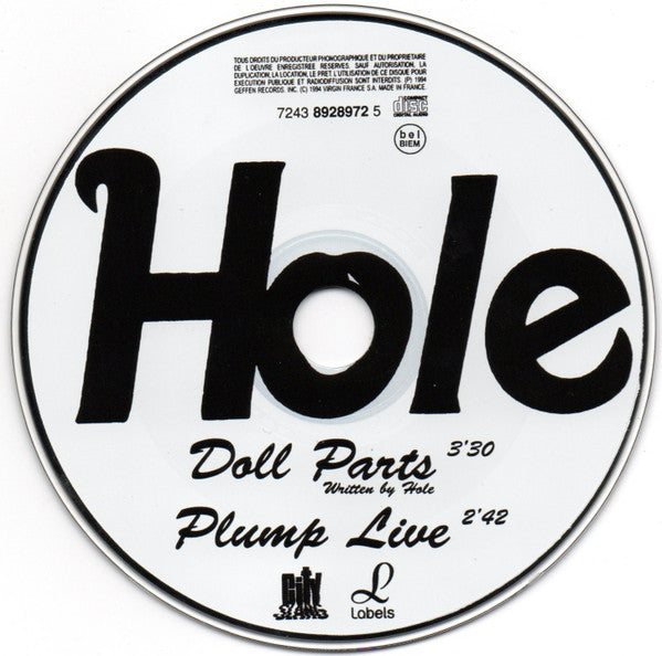Hole (2) : Doll Parts (CD, Single)