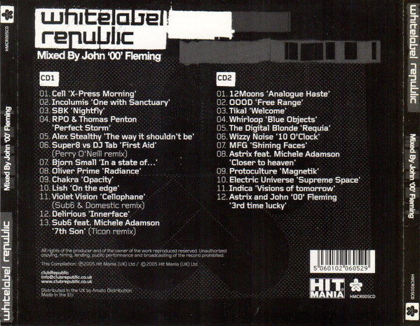 John '00' Fleming : Whitelabel Republic (2xCD, Comp, Mixed)
