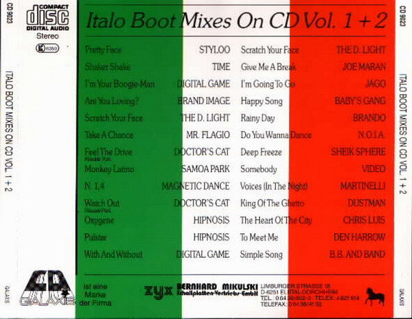 Various : Italo Boot-Mix On CD Vol. 1+2 (CD, Comp, Mixed)