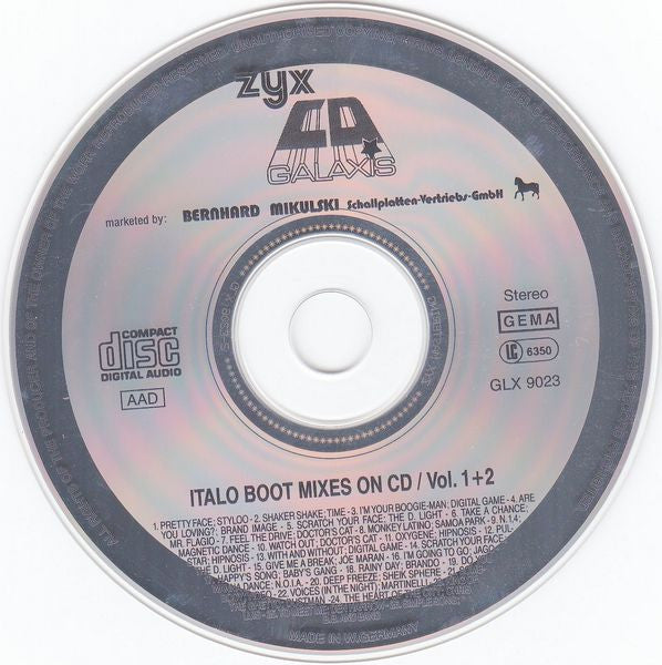 Various : Italo Boot-Mix On CD Vol. 1+2 (CD, Comp, Mixed)