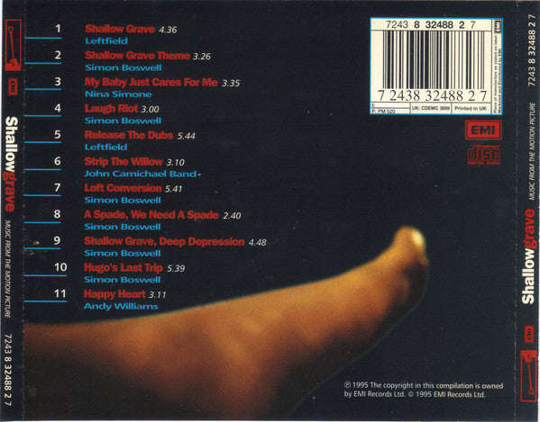 Simon Boswell : Shallow Grave (Music From The Motion Picture) (CD, Album, Comp)