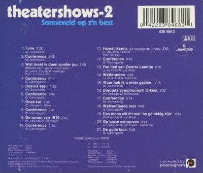 Wim Sonneveld : Theatershows-2 (Sonneveld Op Z'n Best) (CD, Comp)