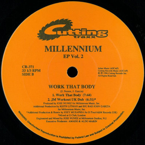 Millenium : EP Vol. 2 (12", EP)