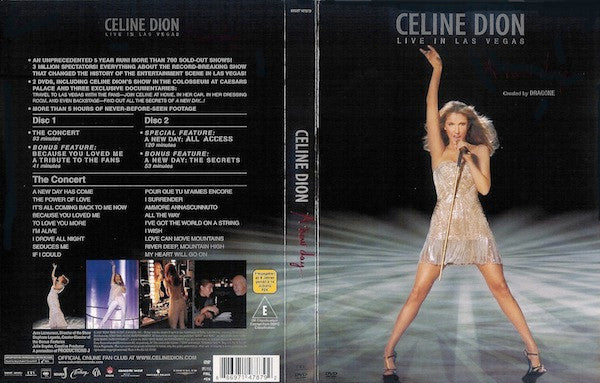 Céline Dion : A New Day... Live In Las Vegas (2xDVD-V, Copy Prot., PAL)
