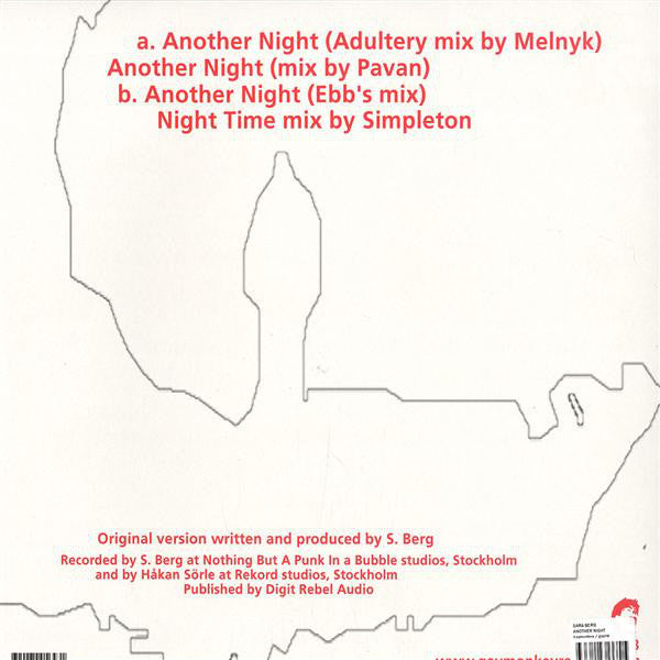 Sara Berg : Another Night (12")