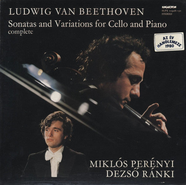 Ludwig van Beethoven, Miklós Perényi, Dezső Ránki : Sonatas And Variations For Cello And Piano (Complete) (3xLP + Box)