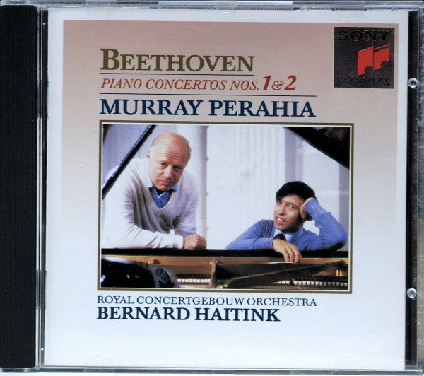 Ludwig van Beethoven - Murray Perahia, Concertgebouworkest, Bernard Haitink : Piano Concertos Nos. 1 & 2 (CD, Album, RE)