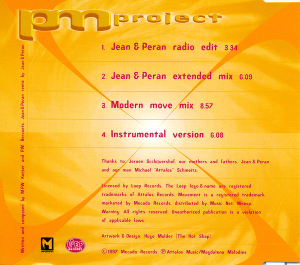 PM Project : You Know I Want You (CD, Maxi)