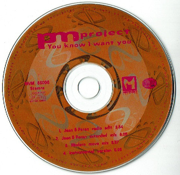 PM Project : You Know I Want You (CD, Maxi)