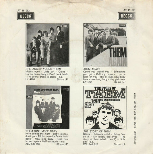 Them (3) , Featuring Van Morrison : The Story Of Them, Prts. 1/2 (7", Single, Mono)