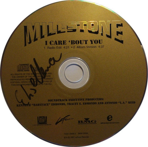 Milestone (4) : I Care 'Bout You (CD, Single)