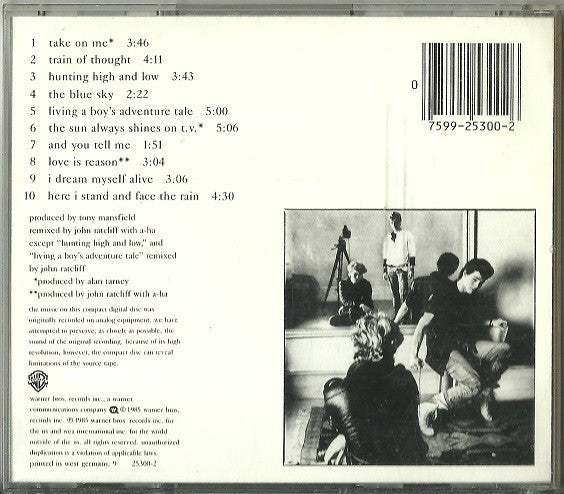 a-ha : Hunting High And Low (CD, Album)