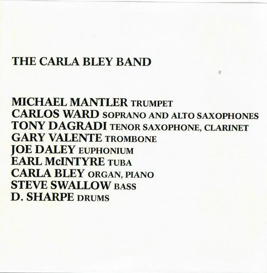 Carla Bley : Social Studies (CD, Album, RE)