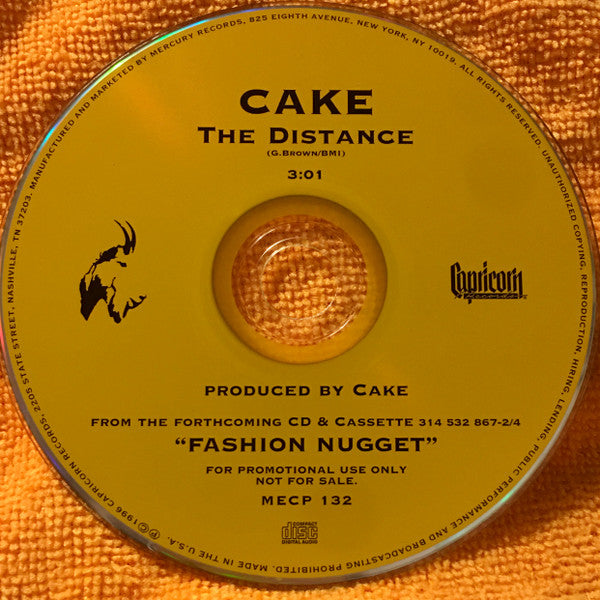 Cake : The Distance (CD, Single, Promo)