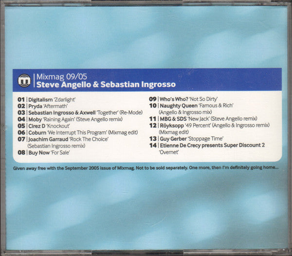 Steve Angello & Sebastian Ingrosso : Ibiza 4AM (CD, Mixed)
