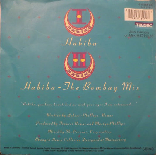 Bappi Lahiri : Habiba (7", Single)