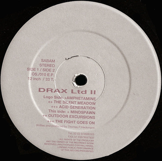 Drax : Drax Ltd II (12")