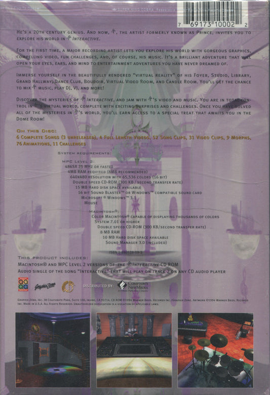 The Artist (Formerly Known As Prince) : Love Symbol Interactive (CD-ROM, Enh)