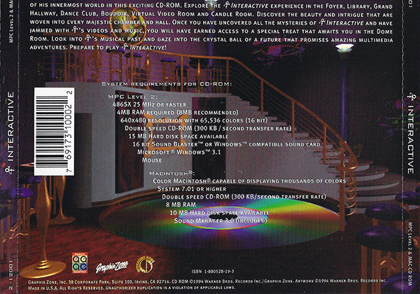 The Artist (Formerly Known As Prince) : Love Symbol Interactive (CD-ROM, Enh)