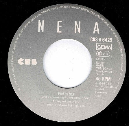 Nena : Haus Der Drei Sonnen (7", Single)
