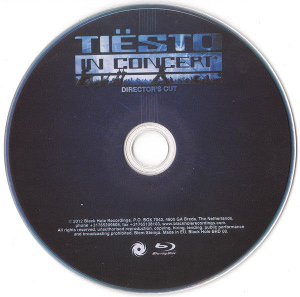DJ Tiësto : Tiësto In Concert - Director's Cut (Blu-ray, Comp, RE)