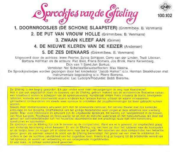 Various : Sprookjes Van De Efteling - Deel 3 (CD, Album)
