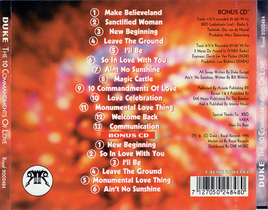 Duke : The 10 Commandments Of Love (2xCD, Album)