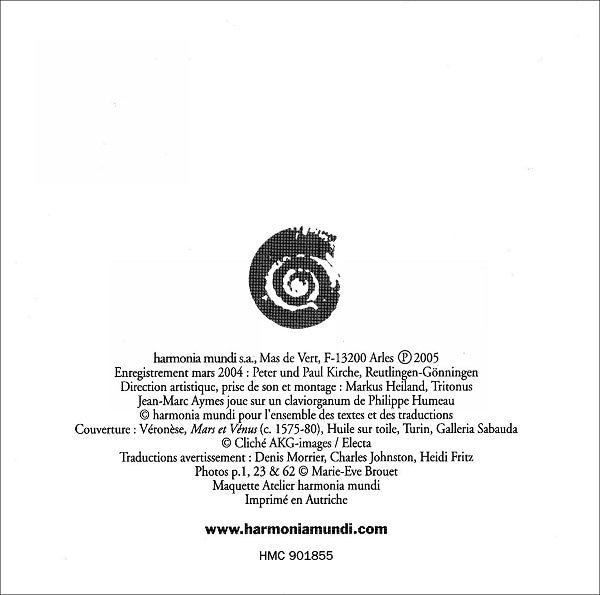 Claudio Monteverdi - Maria Cristina Kiehr • Stephan Macleod • Concerto Soave • Jean-Marc Aymes : Scherzi Musicali (CD, Album)