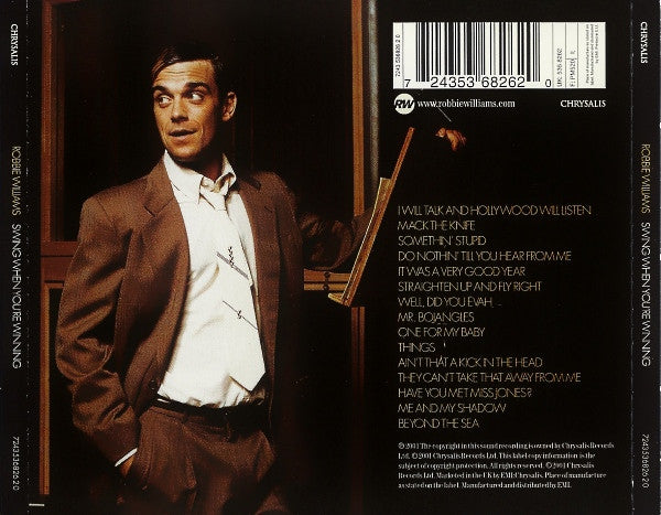 Robbie Williams : Swing When You're Winning (CD, Album)
