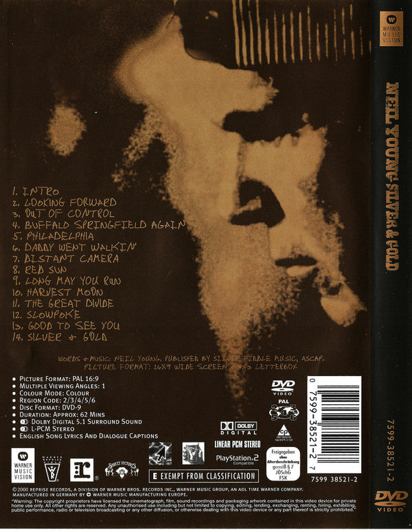 Neil Young : Silver & Gold  (DVD-V, PAL, Reg)