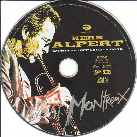 Herb Alpert With The Jeff Lorber Band : Live At Montreux 1996 (DVD-V, Multichannel, PAL)