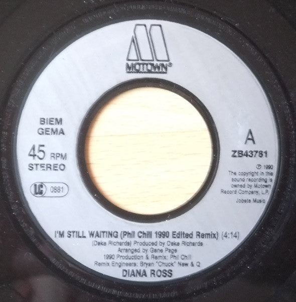 Diana Ross : I'm Still Waiting (7", Single)