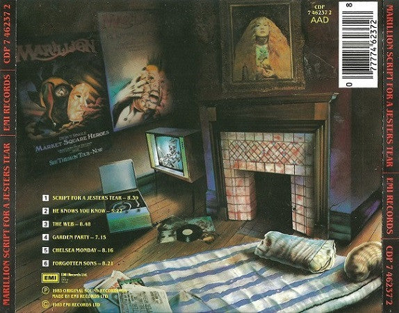 Marillion : Script For A Jester's Tear (CD, Album, RE, PDO)