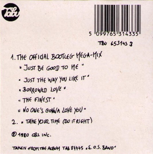 The S.O.S. Band : The Official Bootleg Mega-Mix (CD, Mini)