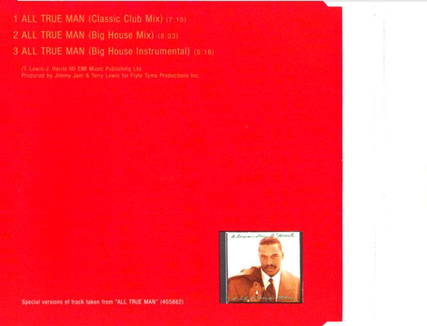 Alexander O'Neal : All True Man (Classic Club Mix) (CD, Maxi)