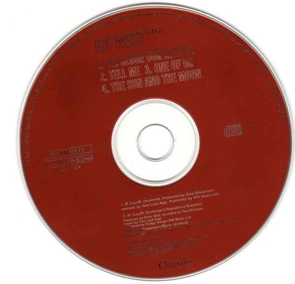 Go West : We Close Our Eyes '93 (CD, EP, Single, CD2)