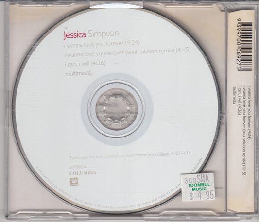 Jessica Simpson : I Wanna Love You Forever (CD, Single, Enh)